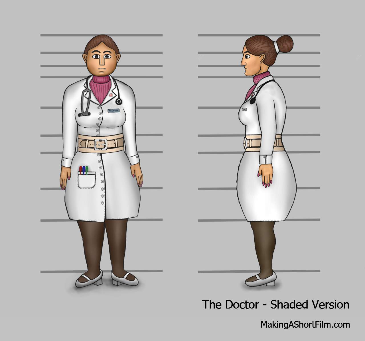 The completed Doctor concept art