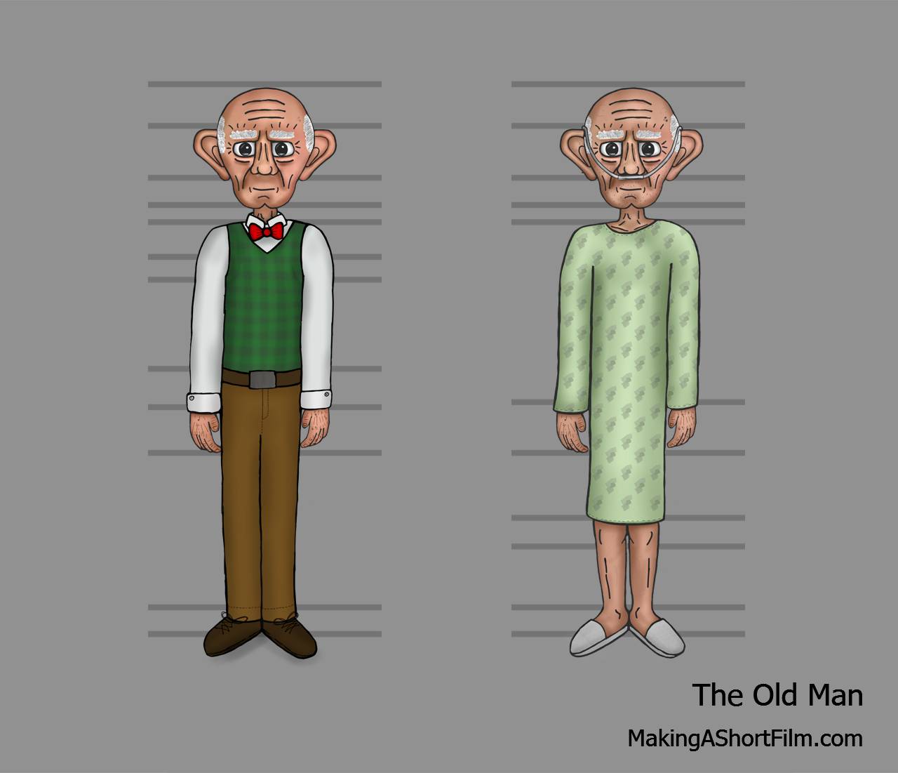 A comparison between the Old Man in the dream and in real life