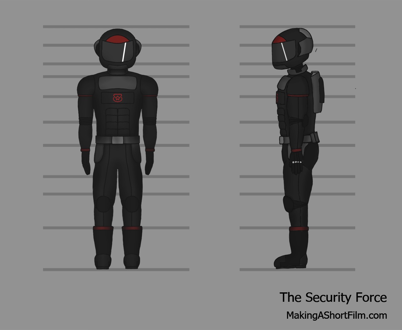 The completed Security Force concept art